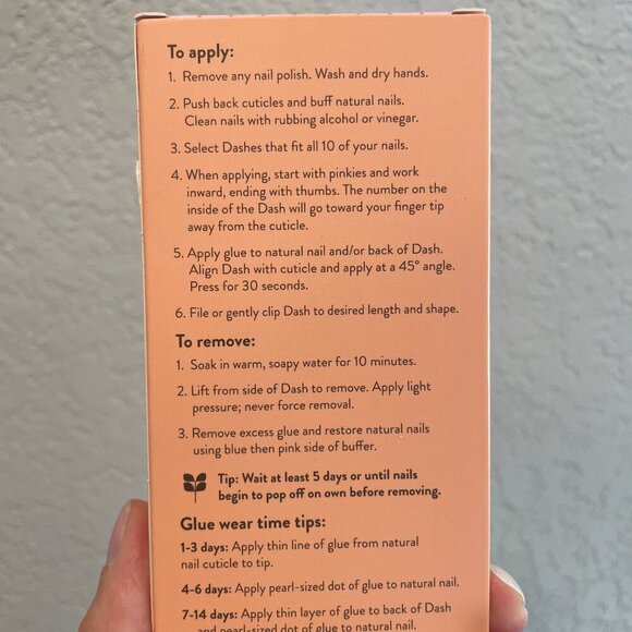 Red Aspen Nails - Mosaic for Margie Pink Patterned Nail Dashes NEW - Picture 5 of 5